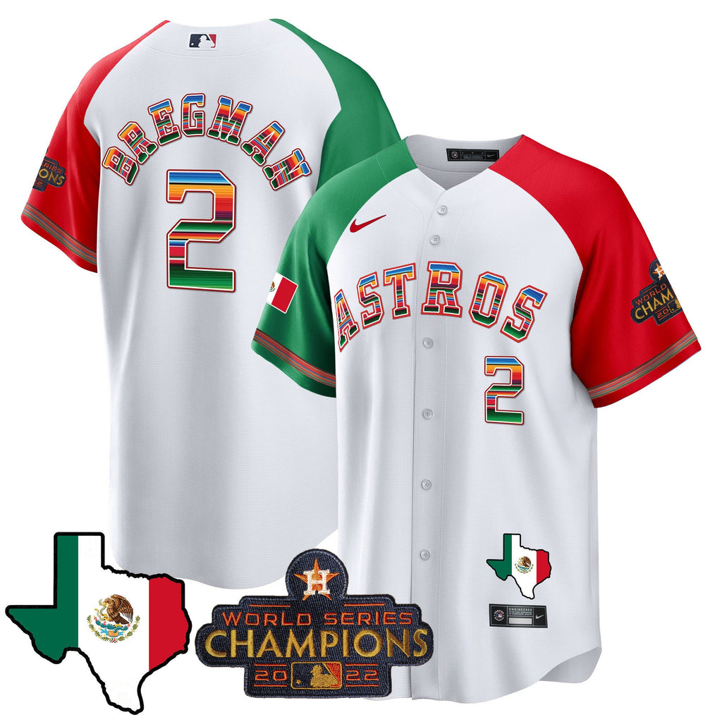 Men's Astros Mexico Texas Map Cool Base Jersey - All Stitched