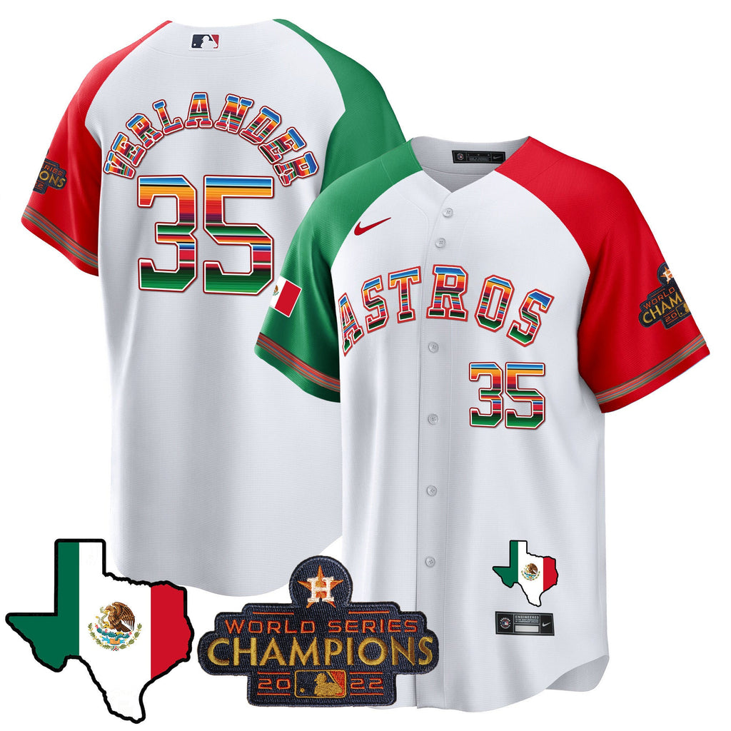 Men's Astros Mexico Texas Map Cool Base Jersey - All Stitched
