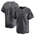 Mets Francisco Graphite 2024 City Connect Limited Player Jersey L21 - All Stitched