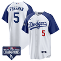 Men's Dodgers World Series Champions Patch Cool Base Jersey - All Stitched