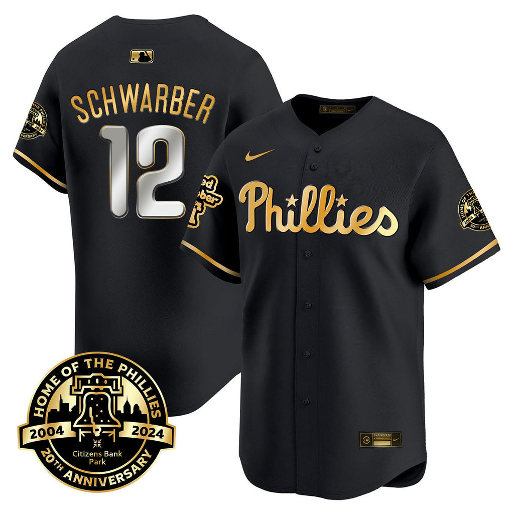 Men's Phillies Citizen Bank Park's 20Th Anniversary Jersey - All Stitched