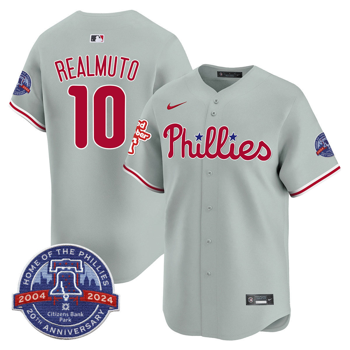 Men's Phillies Citizen Bank Park's 20Th Anniversary Jersey - All Stitched