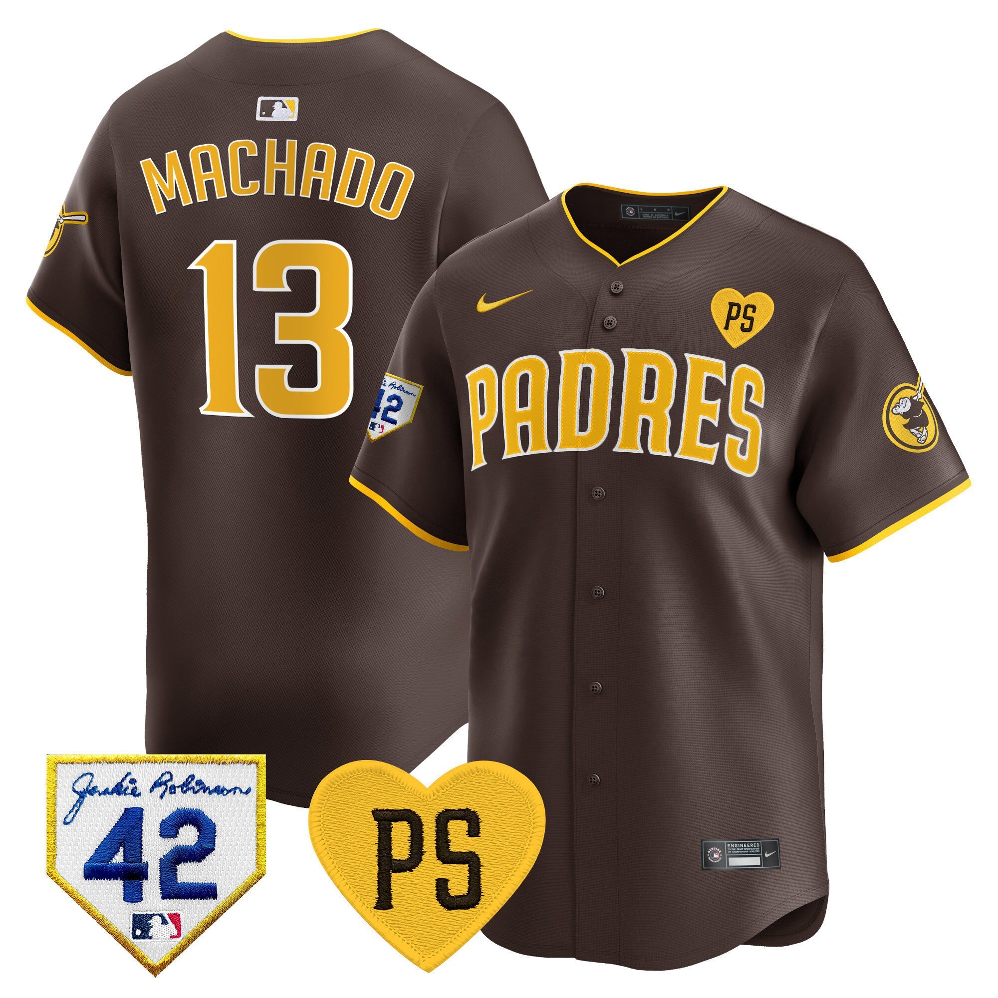 Men's Padres 2024 "for Peter" & Robinson Patch Vapor Premier Limited Jersey ?All Stitched