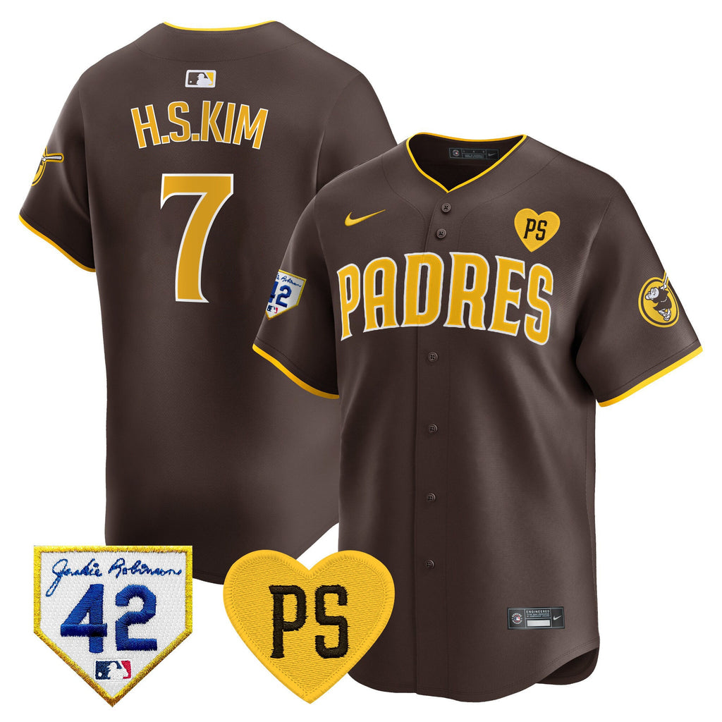 Men's Padres 2024 "for Peter" & Robinson Patch Vapor Premier Limited Jersey ?All Stitched