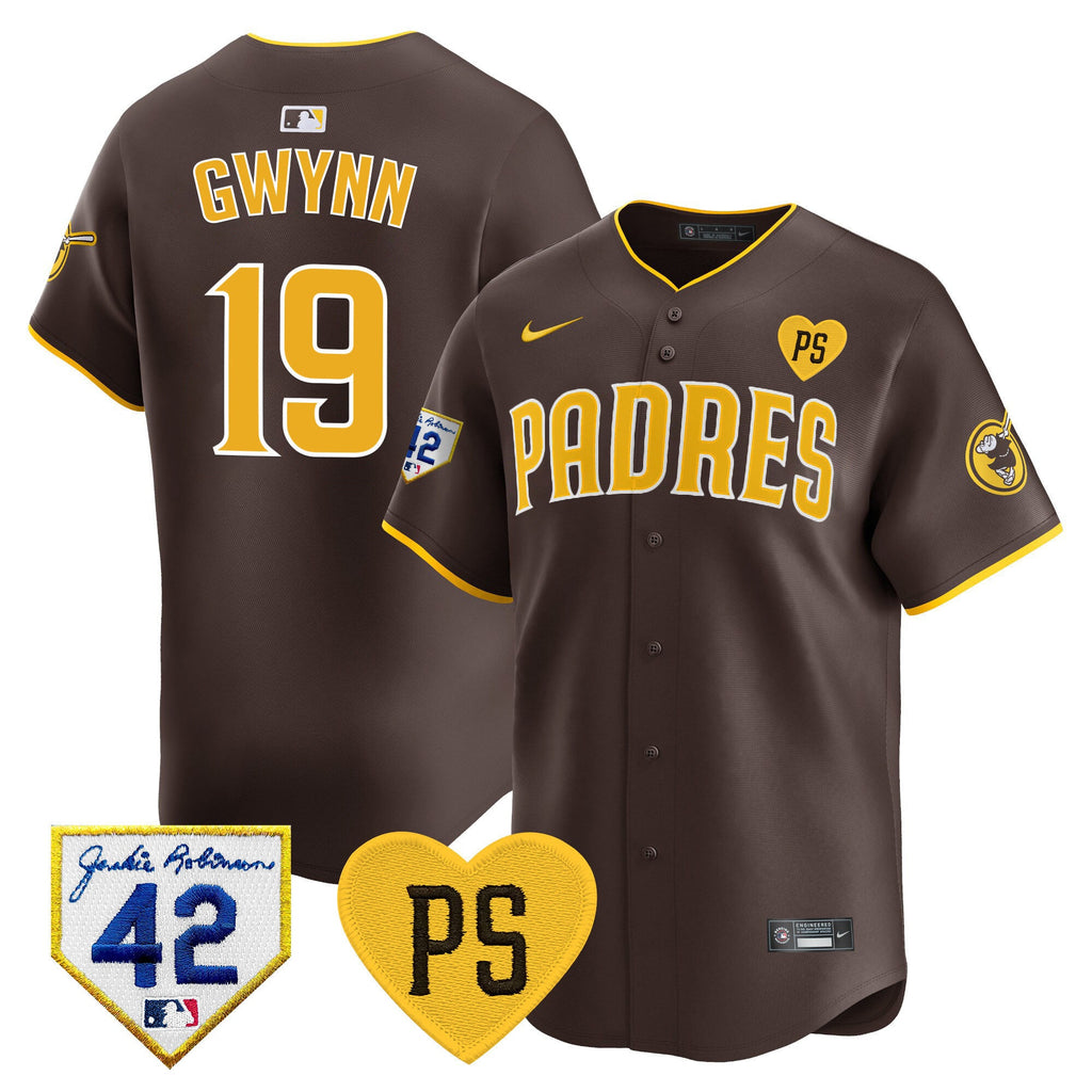 Men's Padres 2024 "for Peter" & Robinson Patch Vapor Premier Limited Jersey ?All Stitched