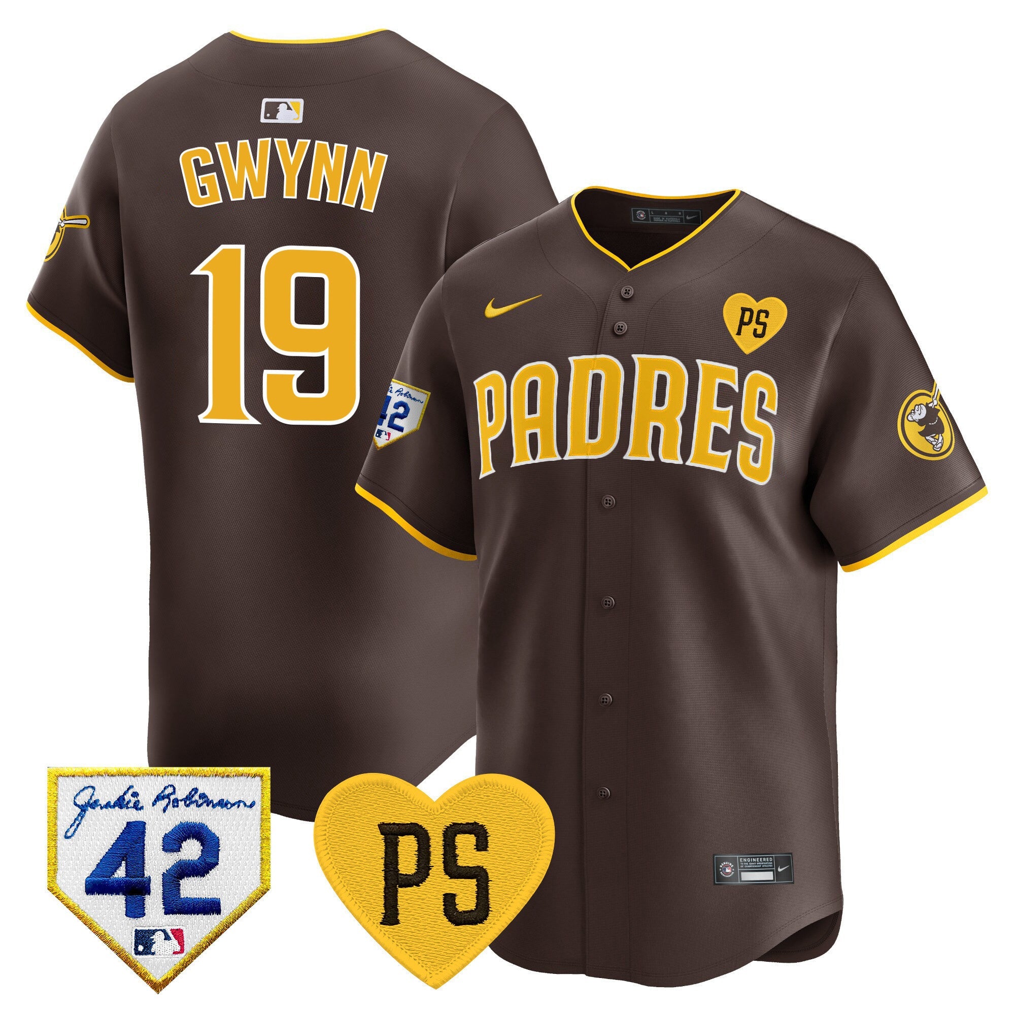 Men's Padres 2024 "for Peter" & Robinson Patch Vapor Premier Limited Jersey ?All Stitched