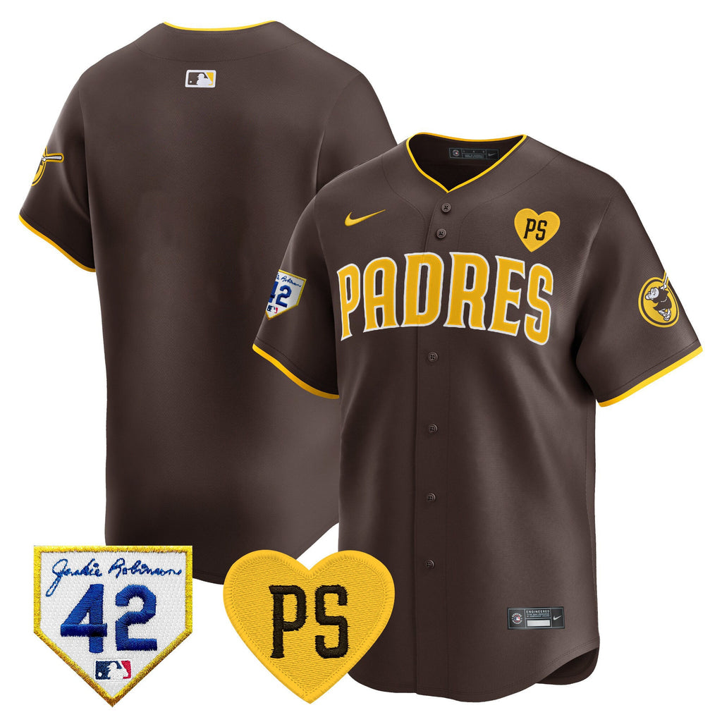 Men's Padres 2024 "for Peter" & Robinson Patch Vapor Premier Limited Jersey ?All Stitched