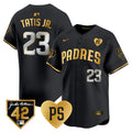 Men's Padres 2024 "for Peter" & Robinson Patch Vapor Premier Limited Jersey ?All Stitched