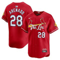 Men's St. Louis Cardinals Red 2024 City Connect Limited Jersey TLA - All Stitched