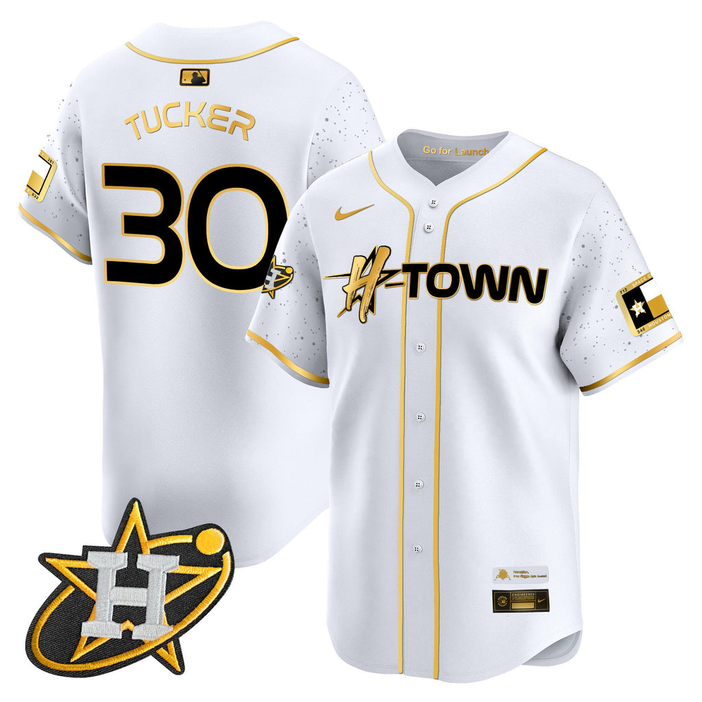 Men's Astros 2024 Space City H-Town Vapor Premier Limited Jersey - All Stitched