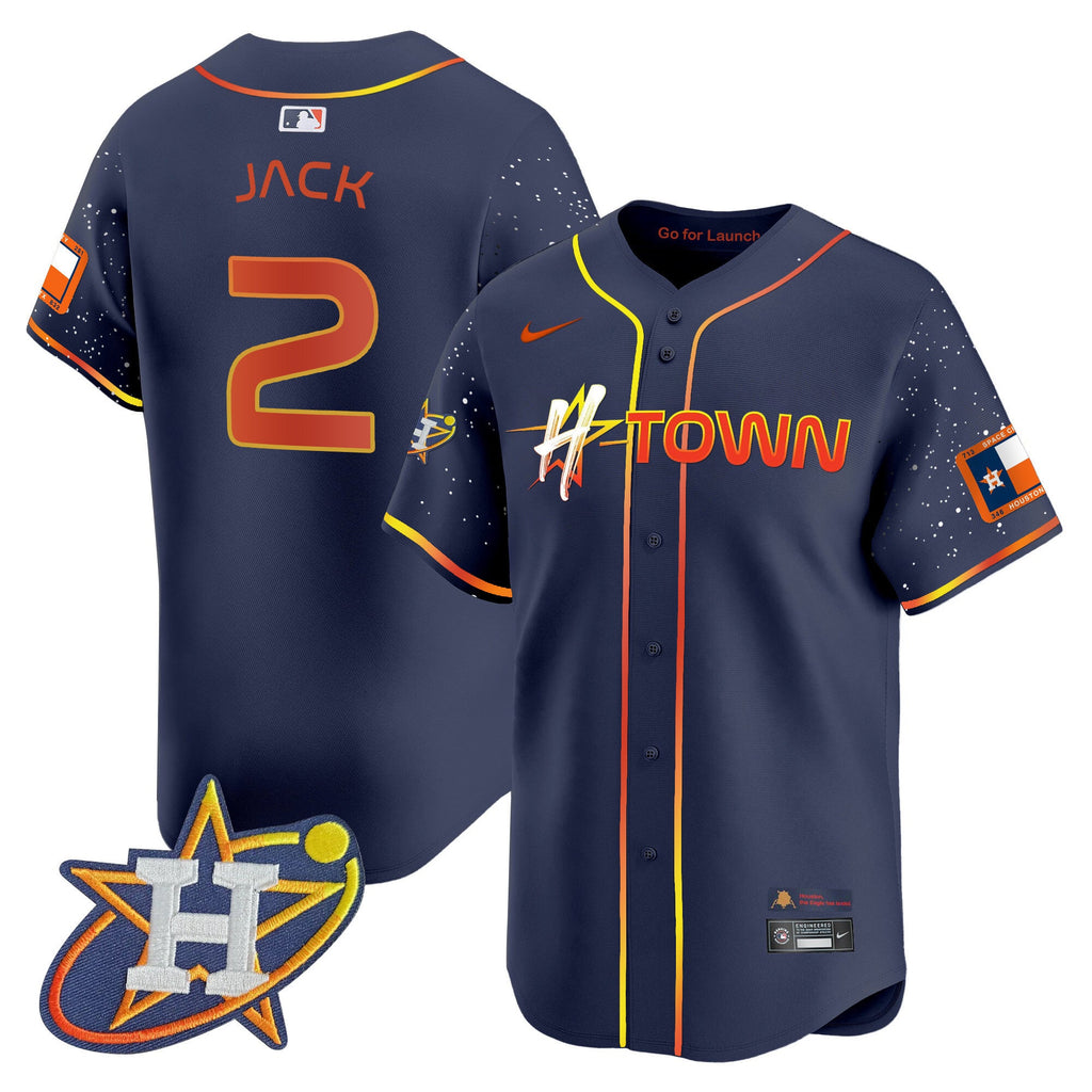 Men's Astros 2024 Space City H-Town Vapor Premier Limited Jersey - All Stitched