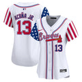 Women's Atlanta Braves 2024 Independence Day Vapor Premier Limited Jersey - All Stitched