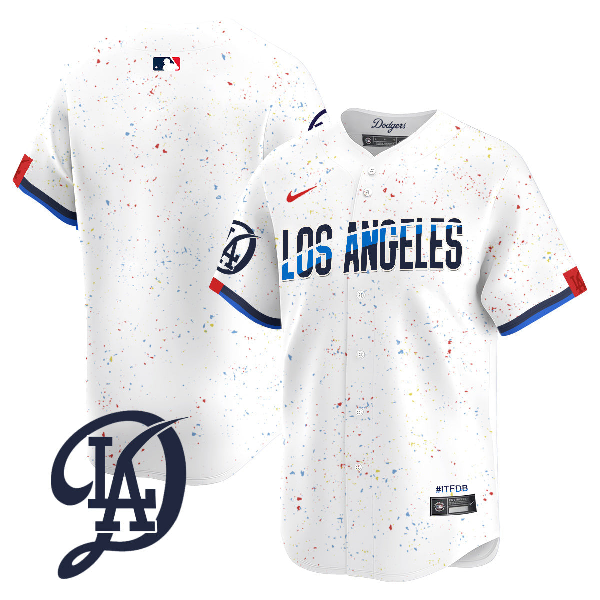 Men's Los Angeles Dodgers 2024 City Connect Limited Jersey - All Stitched