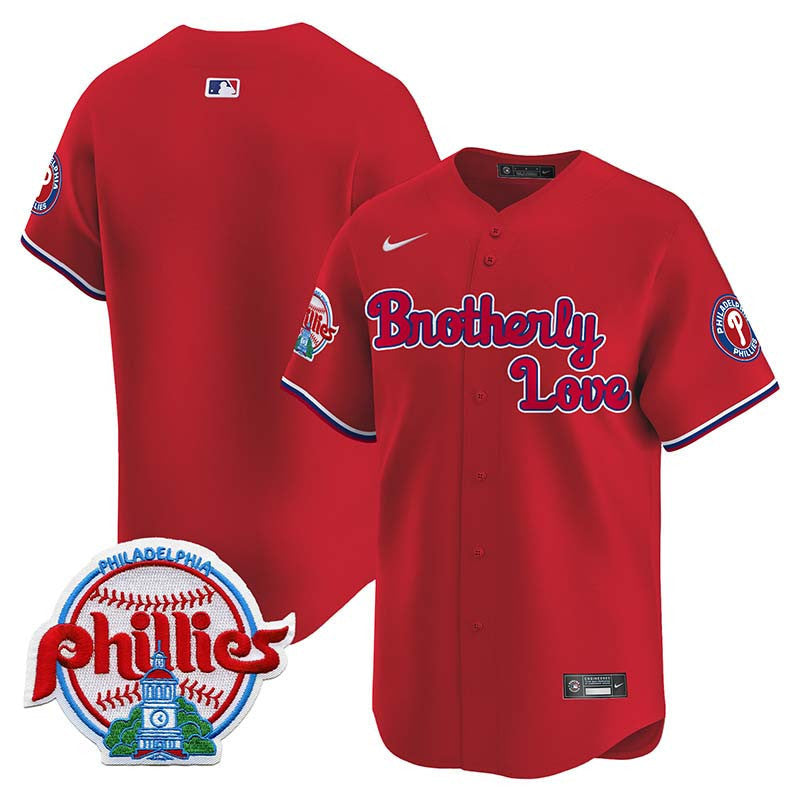 Men's Phillies Brotherly Love Vapor Premier Limited Jersey - All Stitched