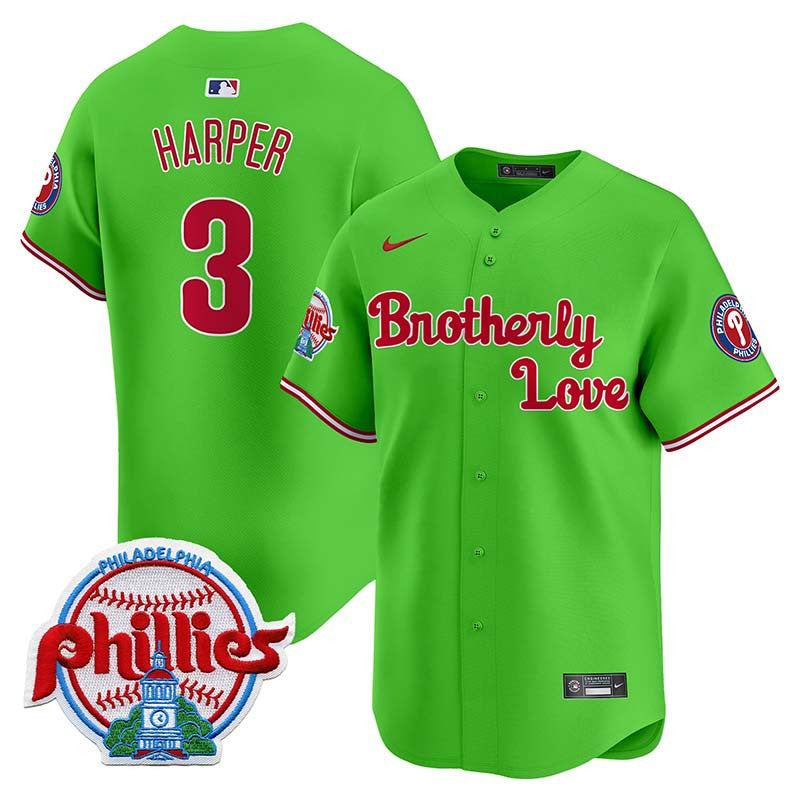 Men's Phillies Brotherly Love Vapor Premier Limited Jersey - All Stitched