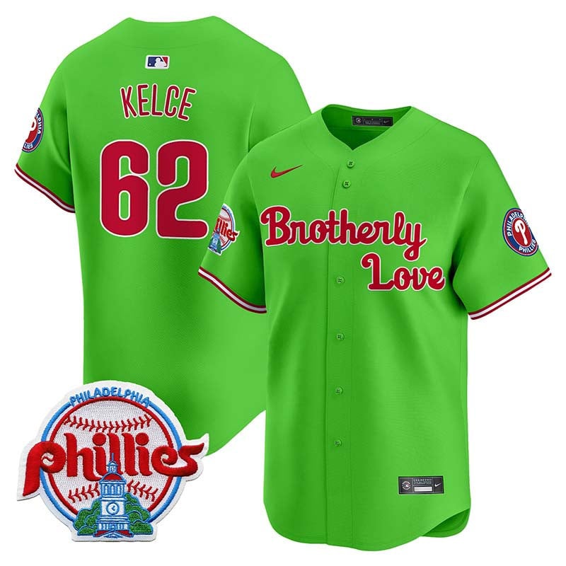 Men's Phillies Brotherly Love Vapor Premier Limited Jersey - All Stitched