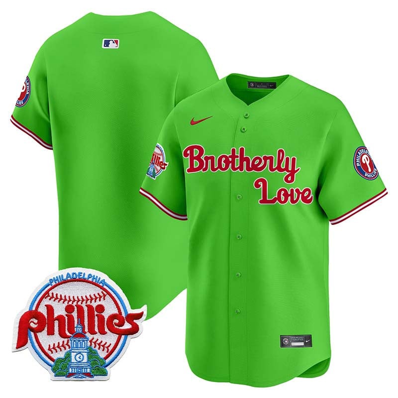 Men's Phillies Brotherly Love Vapor Premier Limited Jersey - All Stitched