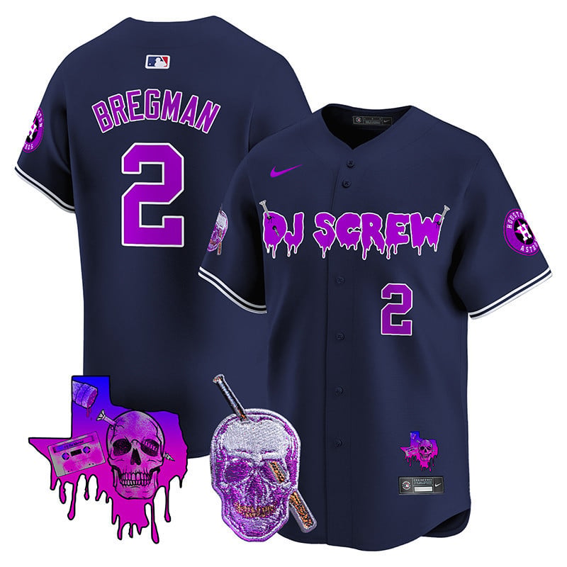 Men's Astros DJ Screw Vapor Premier Limited Jersey - All Stitched