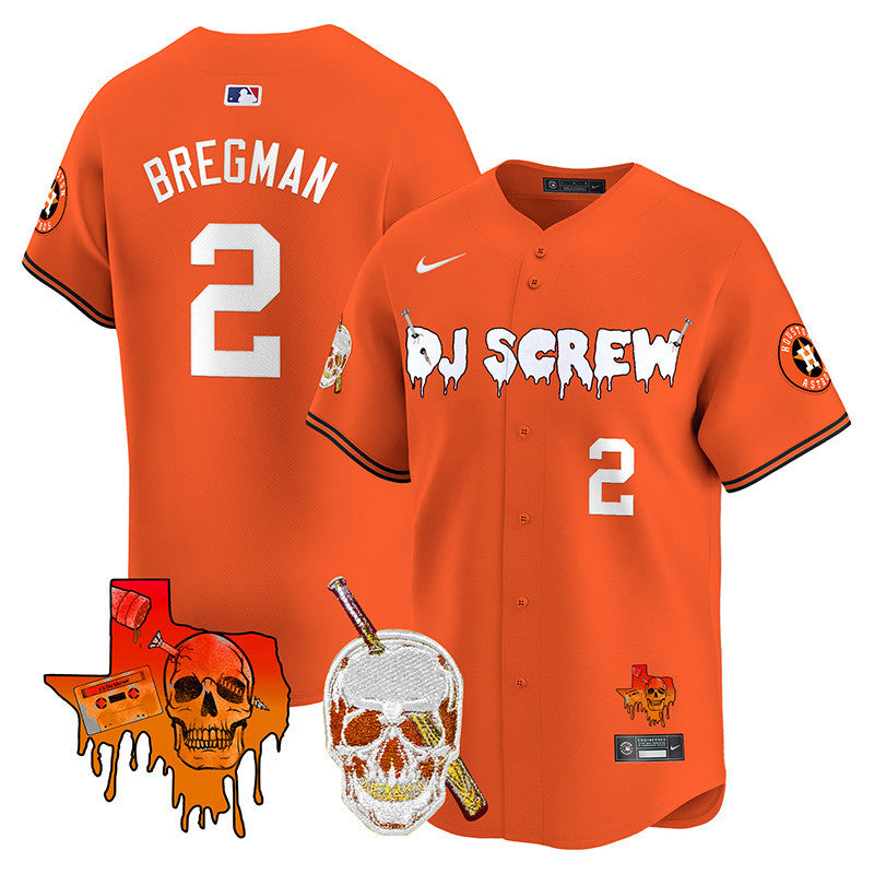 Men's Astros DJ Screw Vapor Premier Limited Jersey V2 - All Stitched