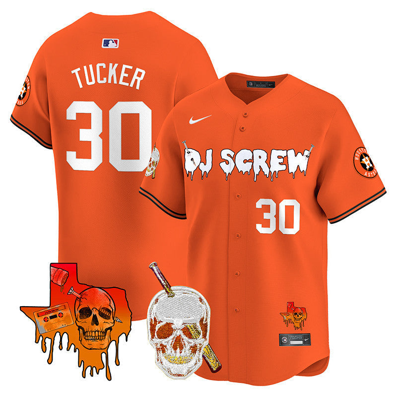 Men's Astros DJ Screw Vapor Premier Limited Jersey V2 - All Stitched