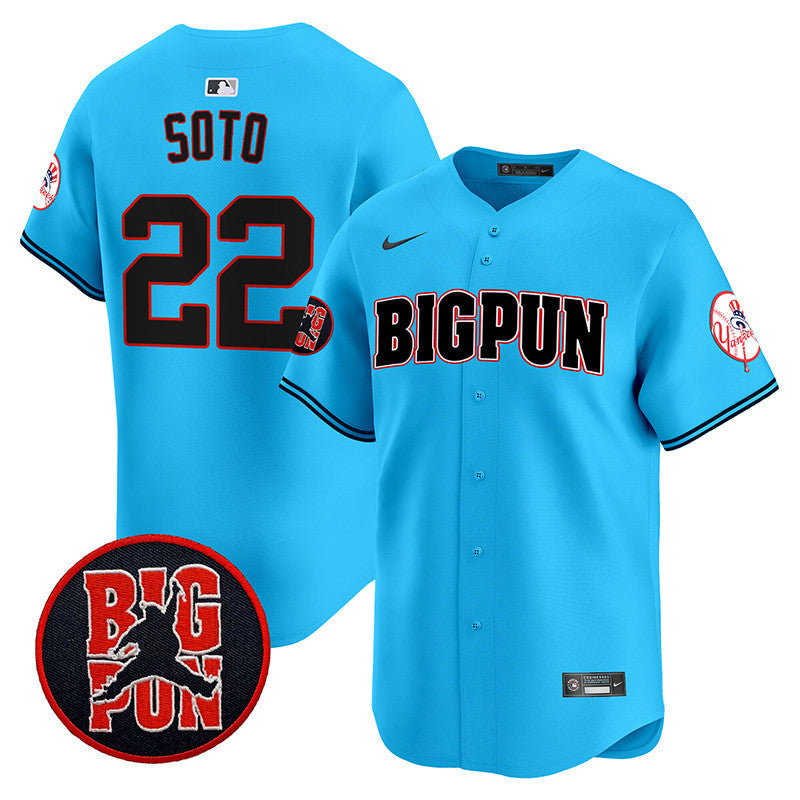 Men's New York Yankees Big Pun Vapor Premier Limited Jersey V2 - All Stitched