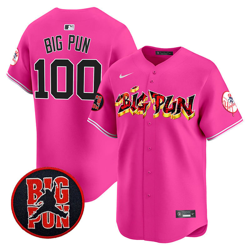 Men's New York Yankees Big Pun Vapor Premier Limited Jersey - All Stitched