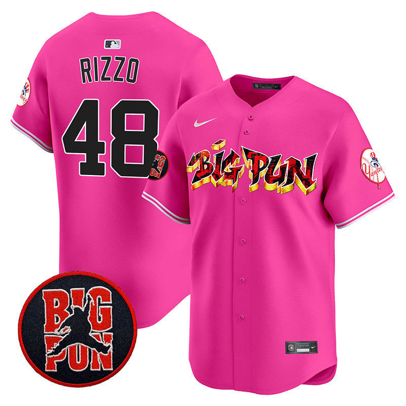 Men's New York Yankees Big Pun Vapor Premier Limited Jersey - All Stitched