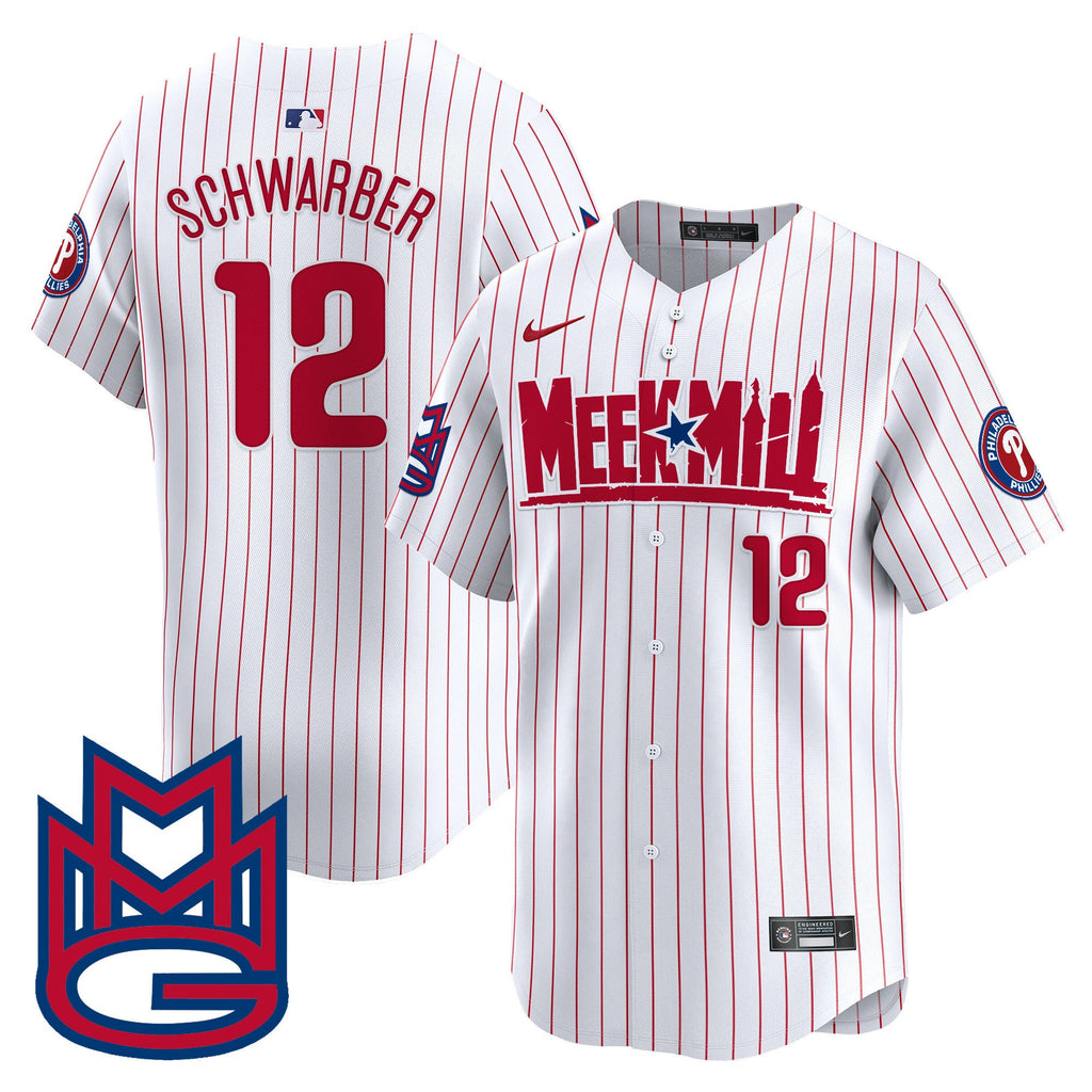 Men's Phillies Meek Mill Vapor Premier Limited Jersey - All Stitched