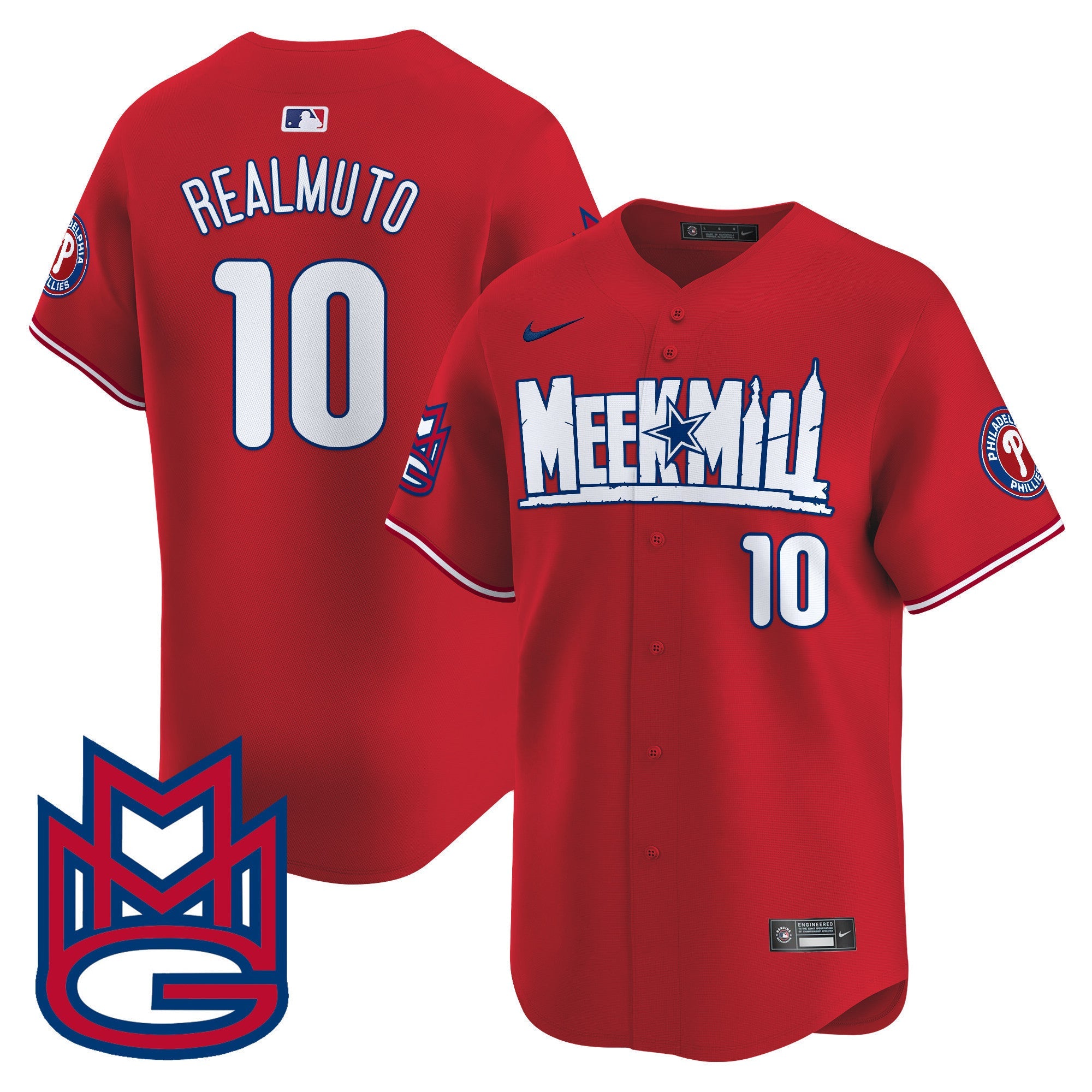 Men's Phillies Meek Mill Vapor Premier Limited Jersey - All Stitched