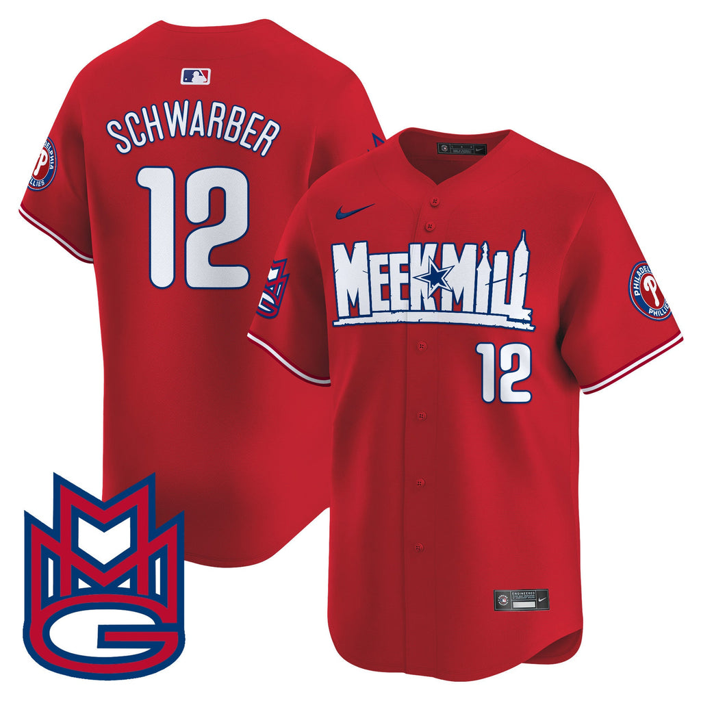 Men's Phillies Meek Mill Vapor Premier Limited Jersey - All Stitched