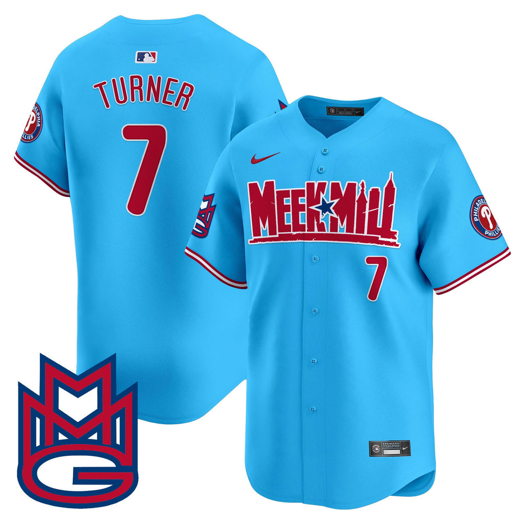 Men's Phillies Meek Mill Vapor Premier Limited Jersey - All Stitched