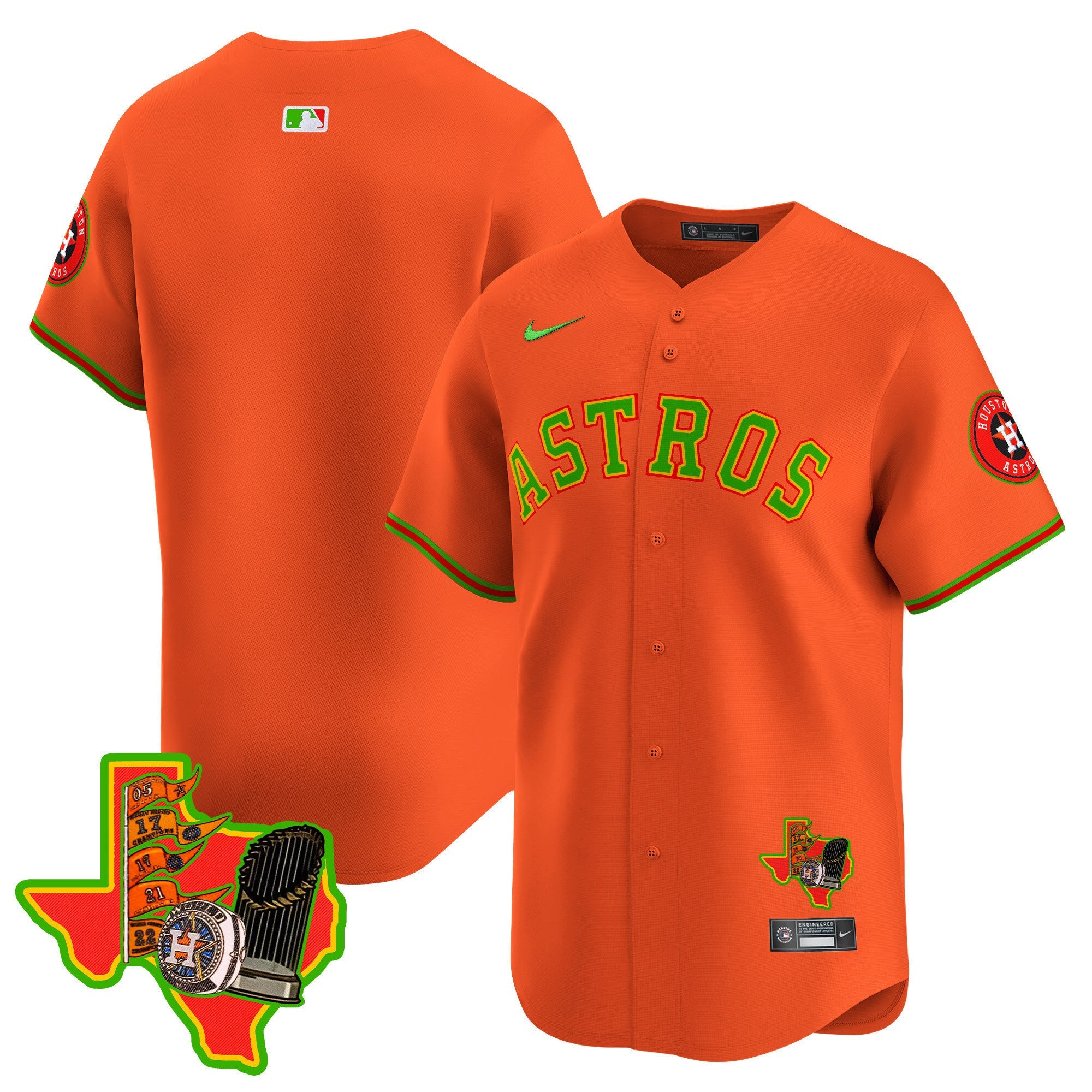 Men's Astros The Loteria Vapor Premier Limited Jersey - All Stitched