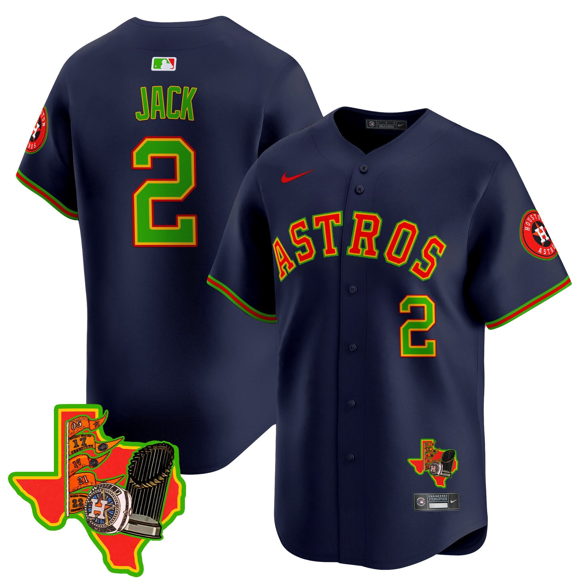 Men's Astros The Loteria Vapor Premier Limited Jersey - All Stitched