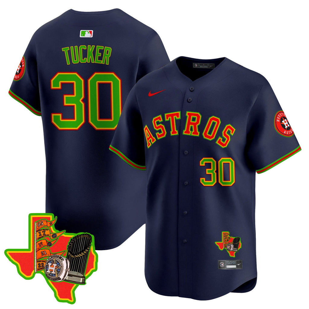 Men's Astros The Loteria Vapor Premier Limited Jersey - All Stitched