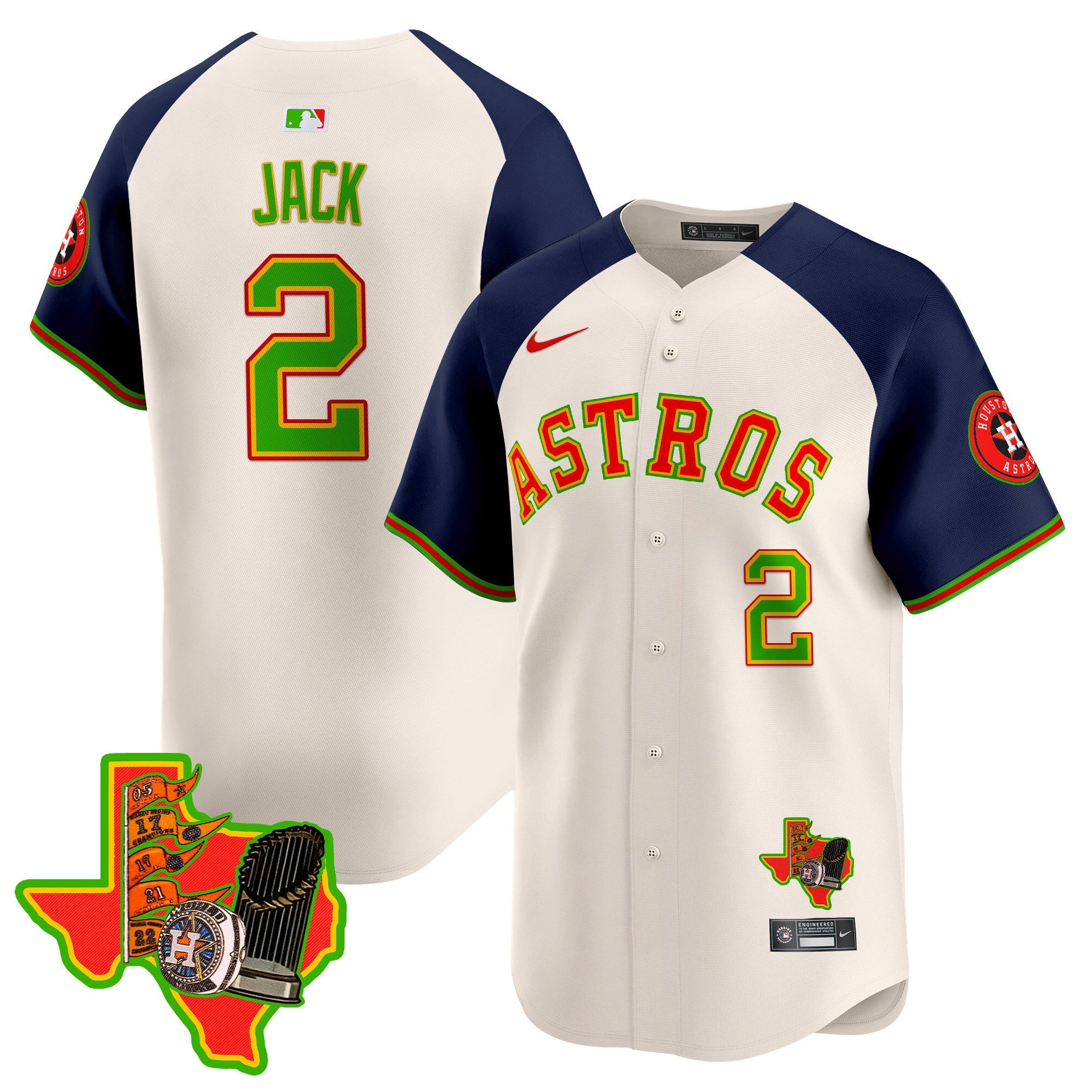Men's Astros The Loteria Vapor Premier Limited Jersey - All Stitched