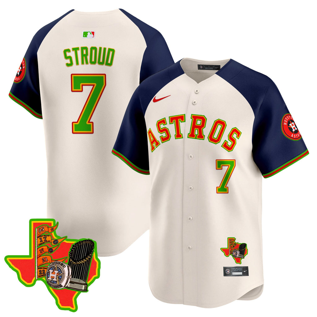 Men's Astros The Loteria Vapor Premier Limited Jersey - All Stitched