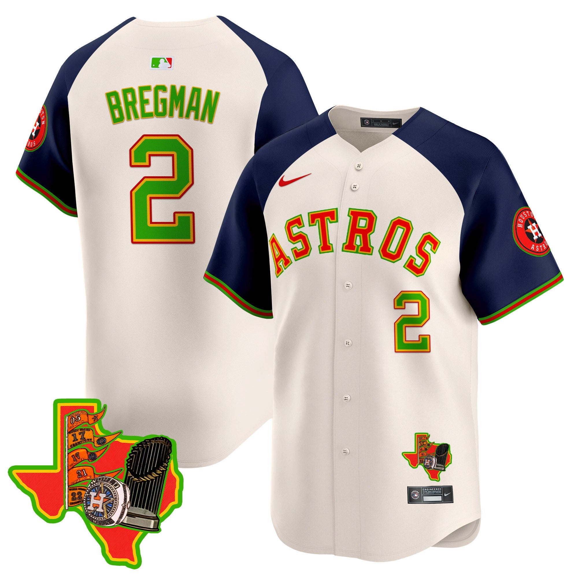 Men's Astros The Loteria Vapor Premier Limited Jersey - All Stitched