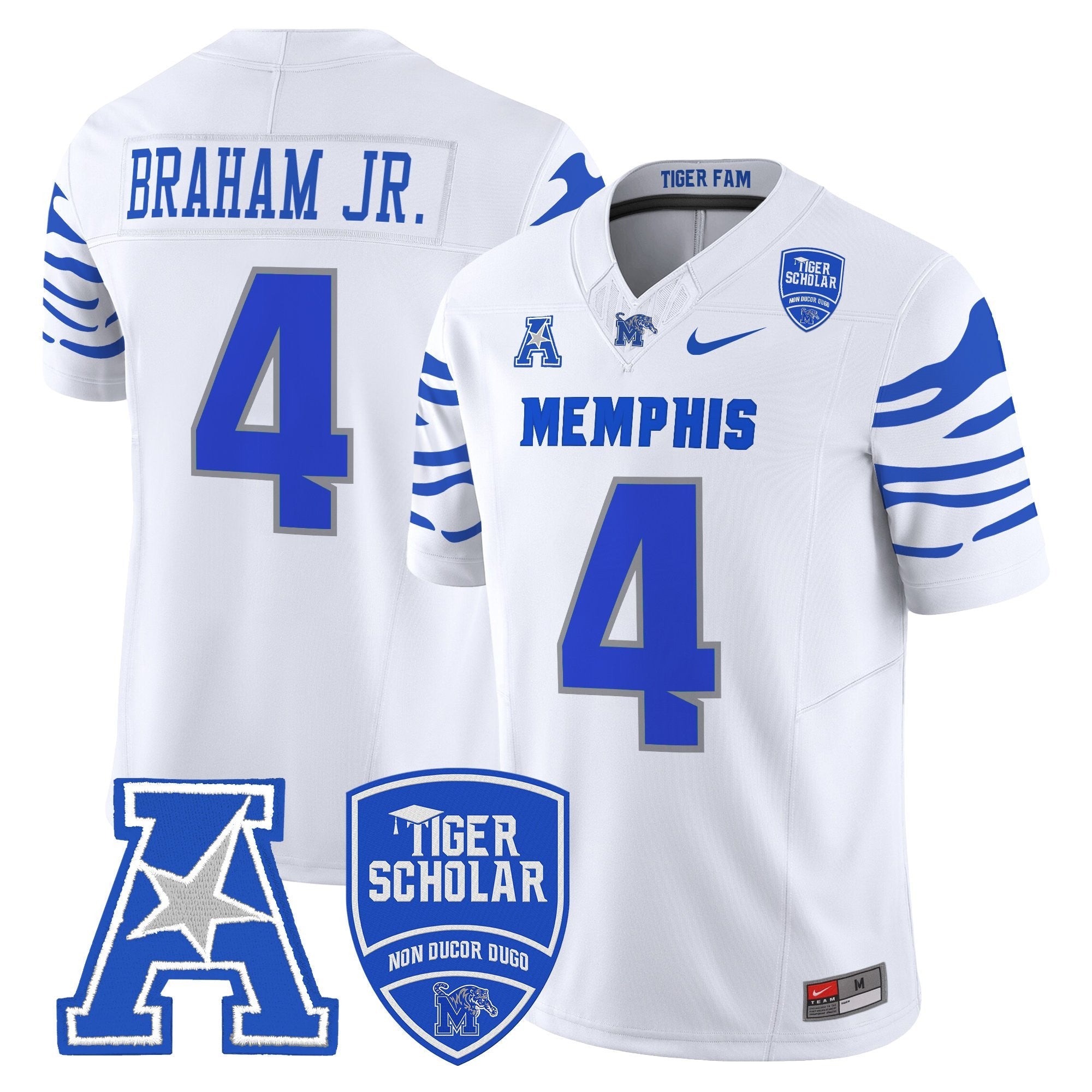Men's Memphis Tigers 2025 Vapor Limited Jersey - All Stitched