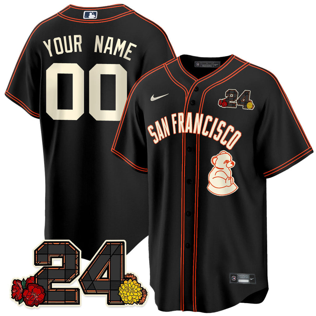 Women's San Francisco Giants 2024 Vapor Premier Limited Jersey - Willie Mays Patch