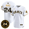 Men's San Francisco Giants 2024 Willie Mays Patch Vapor Premier Limited Jersey - All Stitched