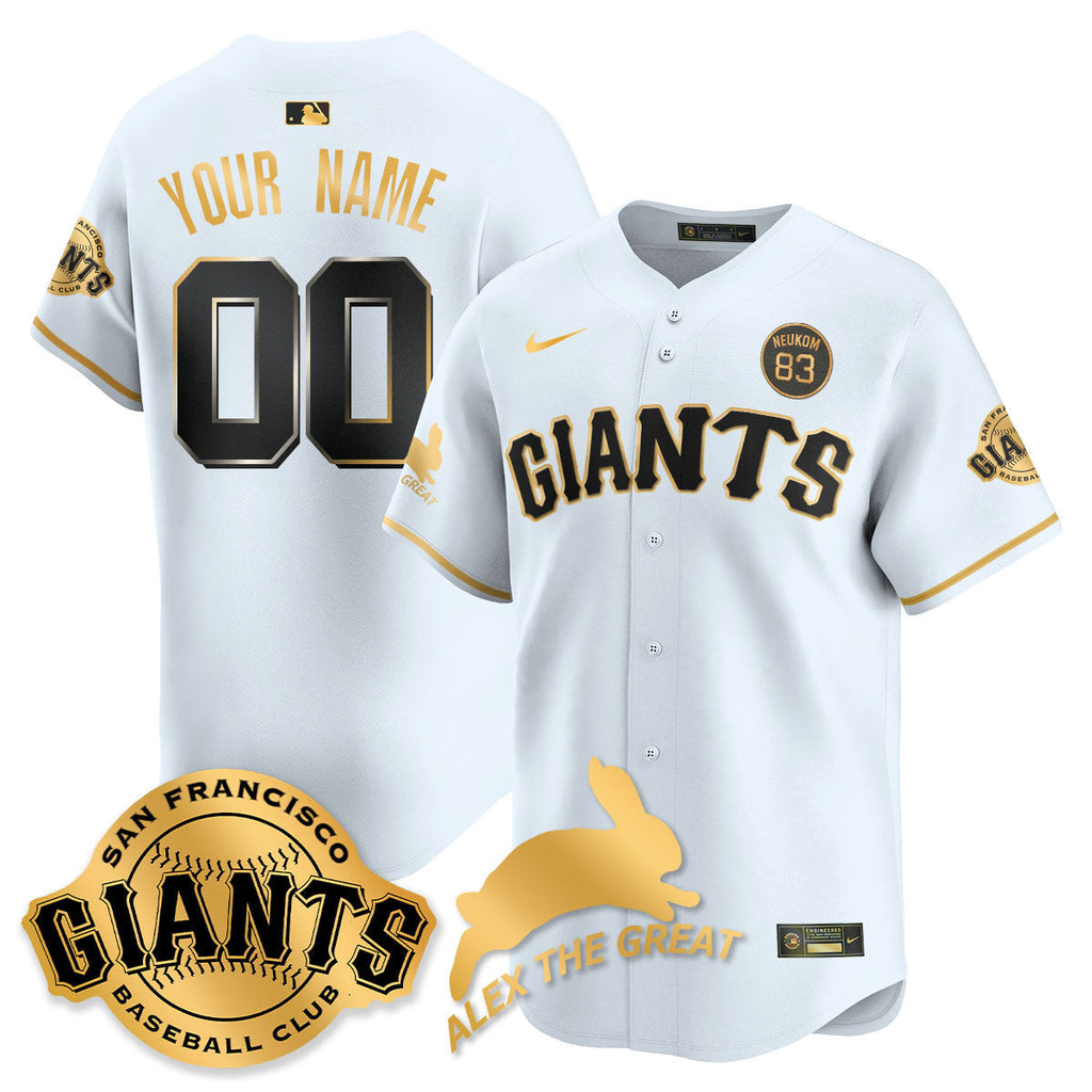 Women's San Francisco Giants "Alex the Great" Rabbit Memories 2025 Jersey - All Stitched